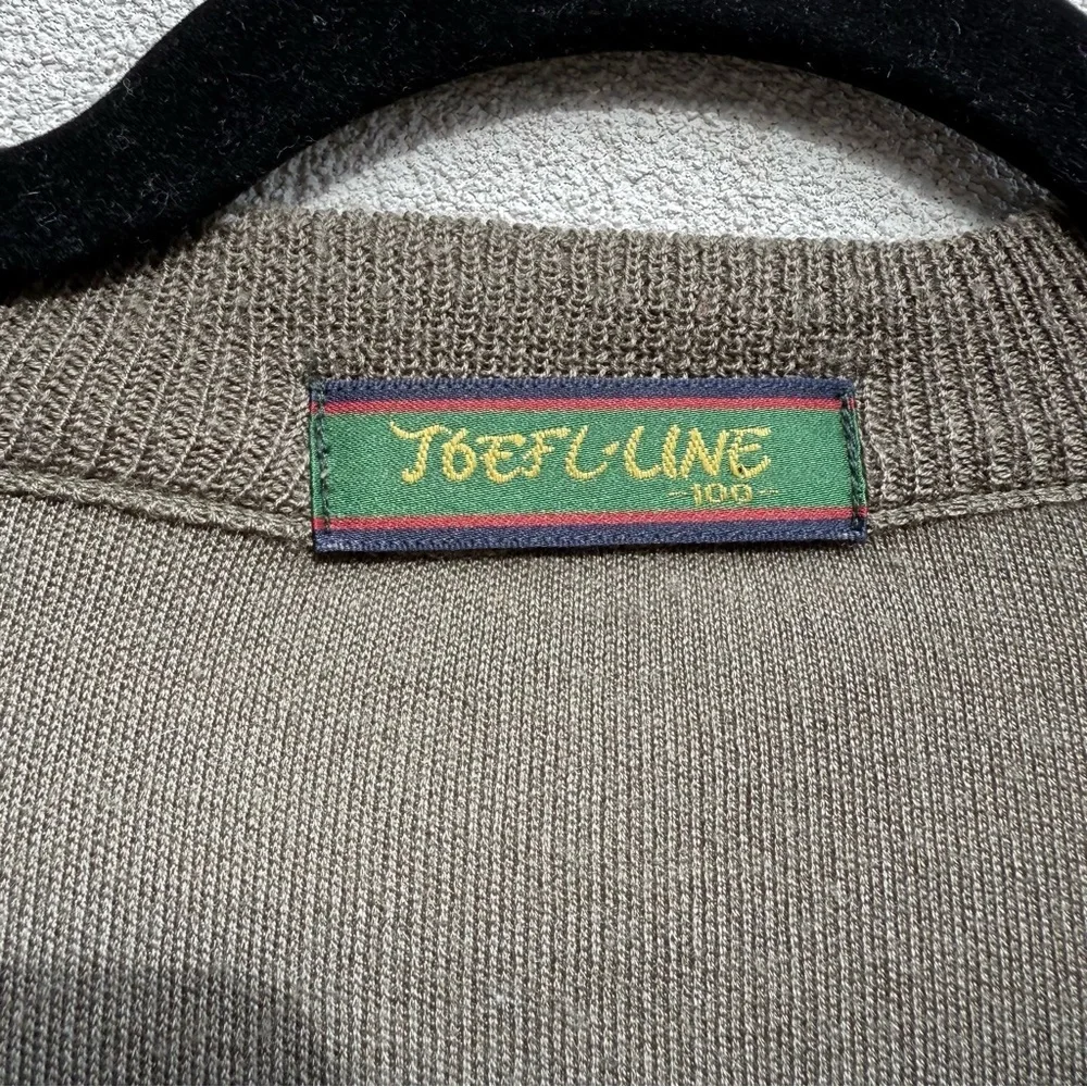 VINTAGE Grandpa cardigan sweater wool